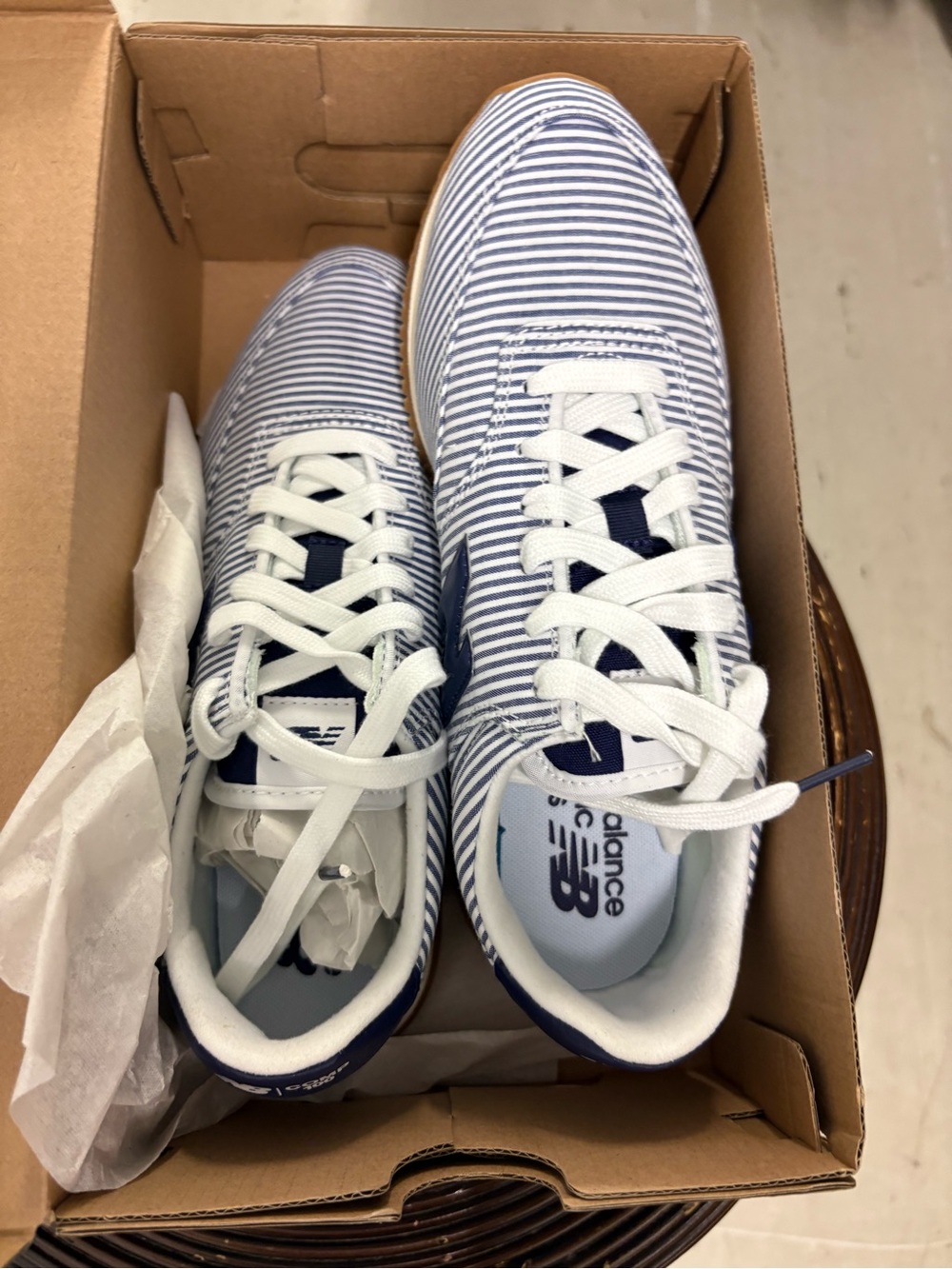 J. Crew New Balance in Stripe. Size 9. Like New.